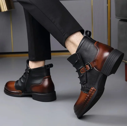 Men's Genuine Leather Ankle Boots
