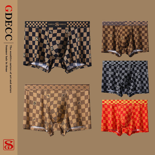 [Best Gift For Him] Men's Printed Plaid Underpants