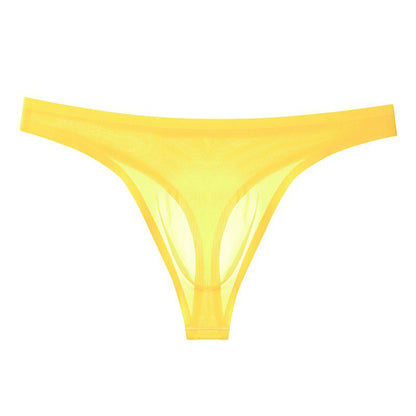 Men's Ultra-Thin Ice Silk Sexy Transparent Thong【Buy 3 Get 2 Free】