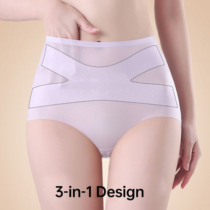 Women’s High-waist Breathable Ultra-thin Panties with Tummy-control & Hip-lifting