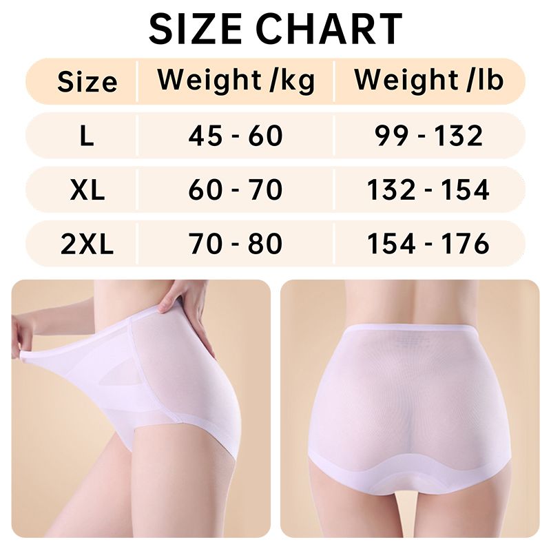 Women’s High-waist Breathable Ultra-thin Panties with Tummy-control & Hip-lifting