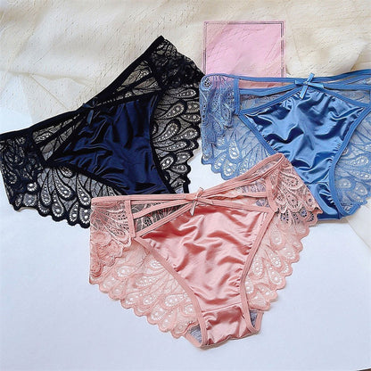 [BEST GIFT] Women's Sexy Lace Sheer Panties with Plus Size