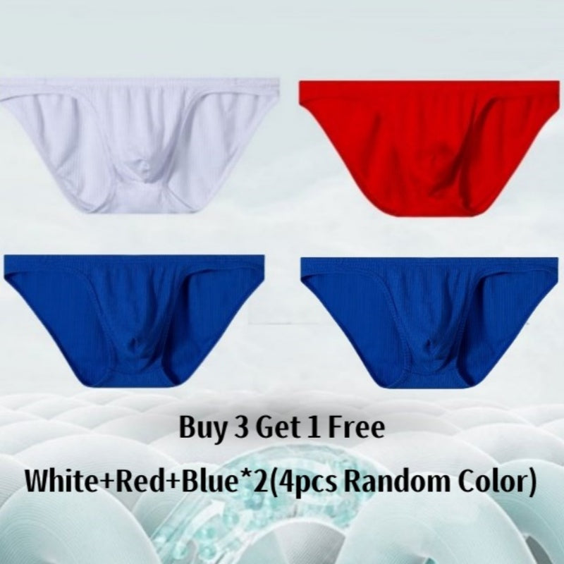 Men's Low Waist Soft Breathable Briefs(Buy 5 Get 2 Free)