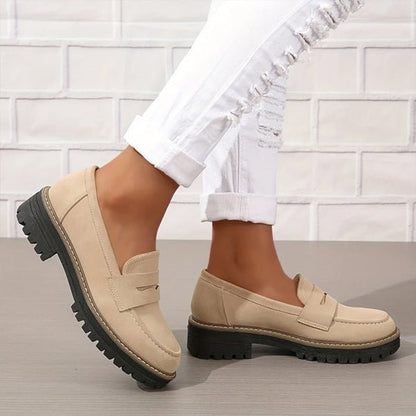 ⏳Factory offer last day - 53% discount 🎁Comfortable women's loafers with chunky heels and slip-on design