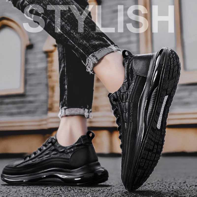 🌲🎁Men’s Luxury Crocodile Print Air Cushion Sneakers