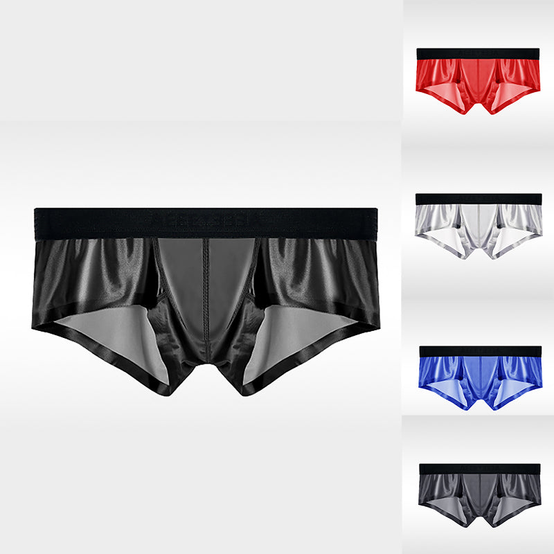 Men's Ice Silk Breathable Boxer Briefs