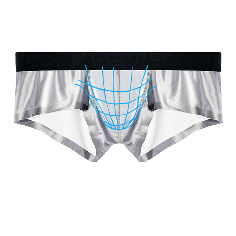 Men's Ice Silk Breathable Boxer Briefs