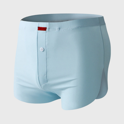 Men’s Breathable Boxers with Button Fly