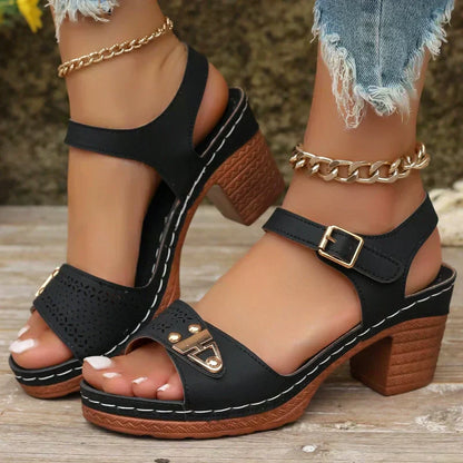 👡Women's Chunky Heel Sandals