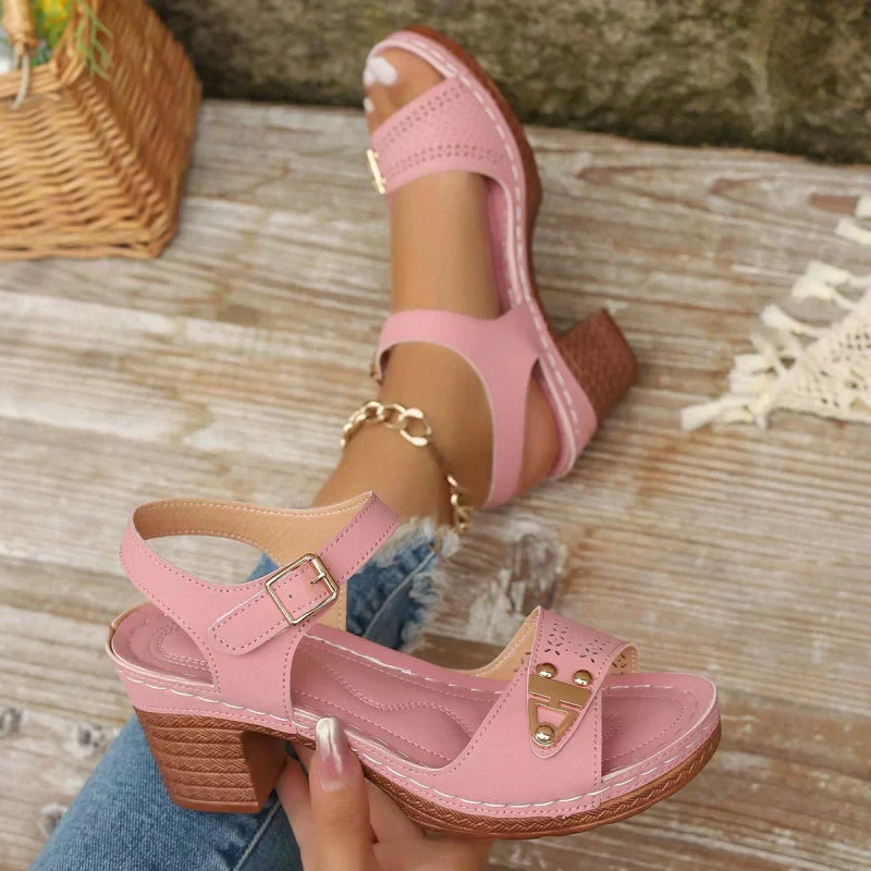 👡Women's Chunky Heel Sandals