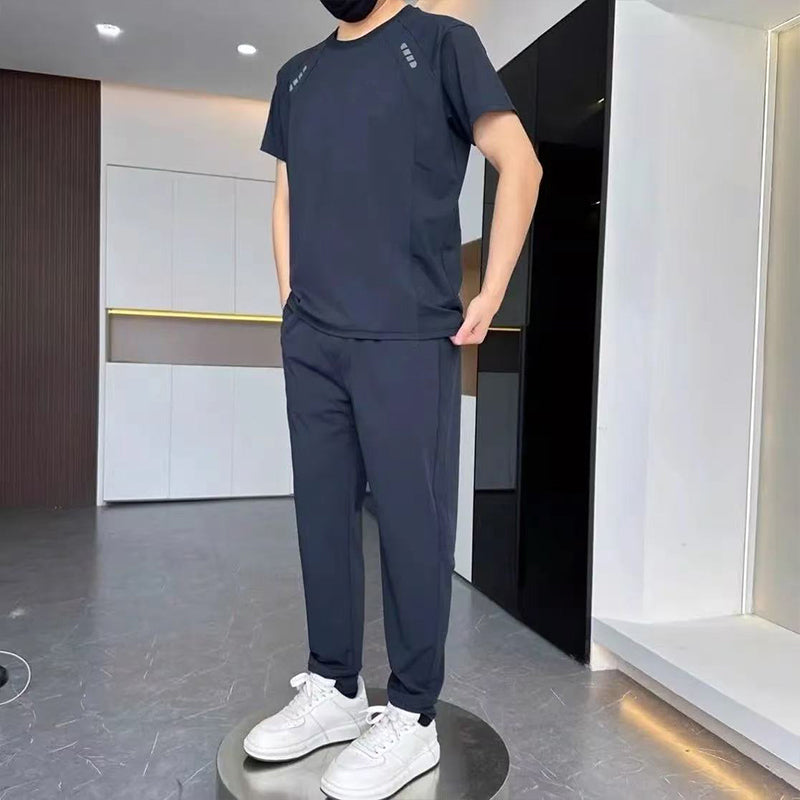 ☀️Men's Casual Thin Breathable Two-piece Suit👖