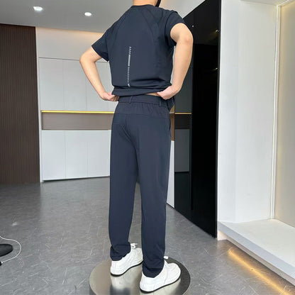 ☀️Men's Casual Thin Breathable Two-piece Suit👖