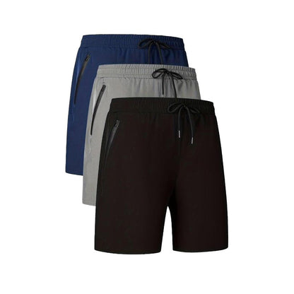 Men's Letter Print Drawstring Waist Shorts
