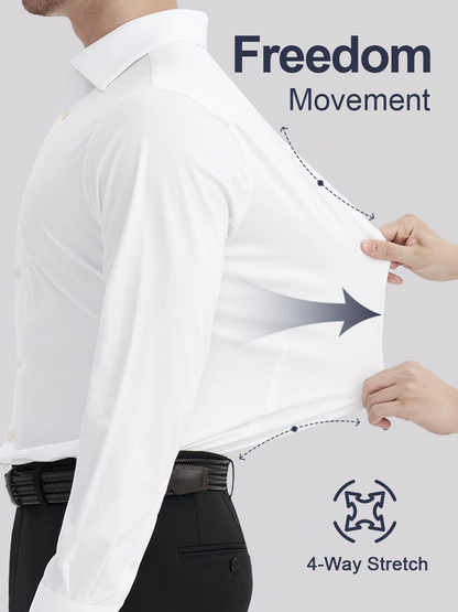 👑Men's TriProof Stretch Iron-free Shirts💥【Buy three and get an additional 15% discount.】🚀