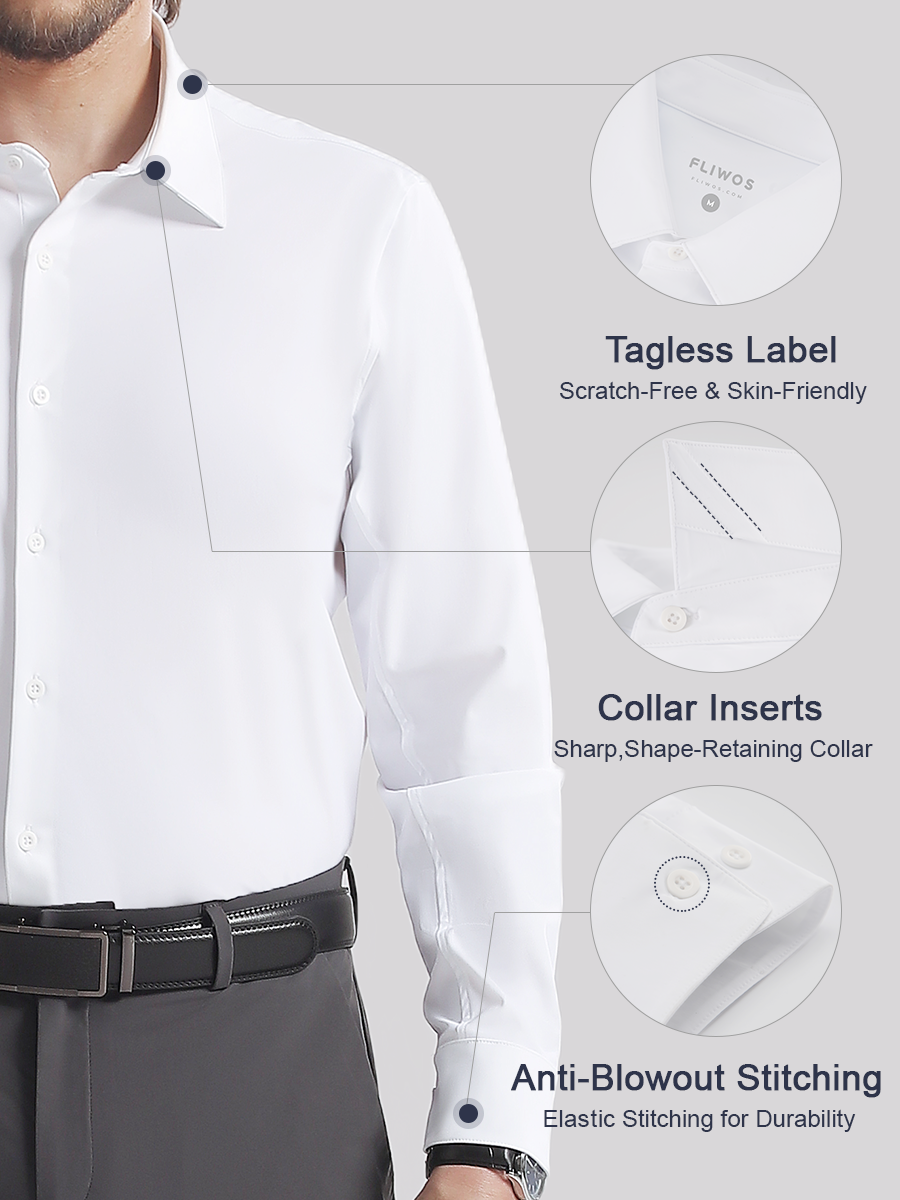 👑Men's TriProof Stretch Iron-free Shirts💥【Buy three and get an additional 15% discount.】🚀