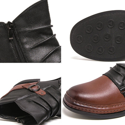 Men's Genuine Leather Ankle Boots