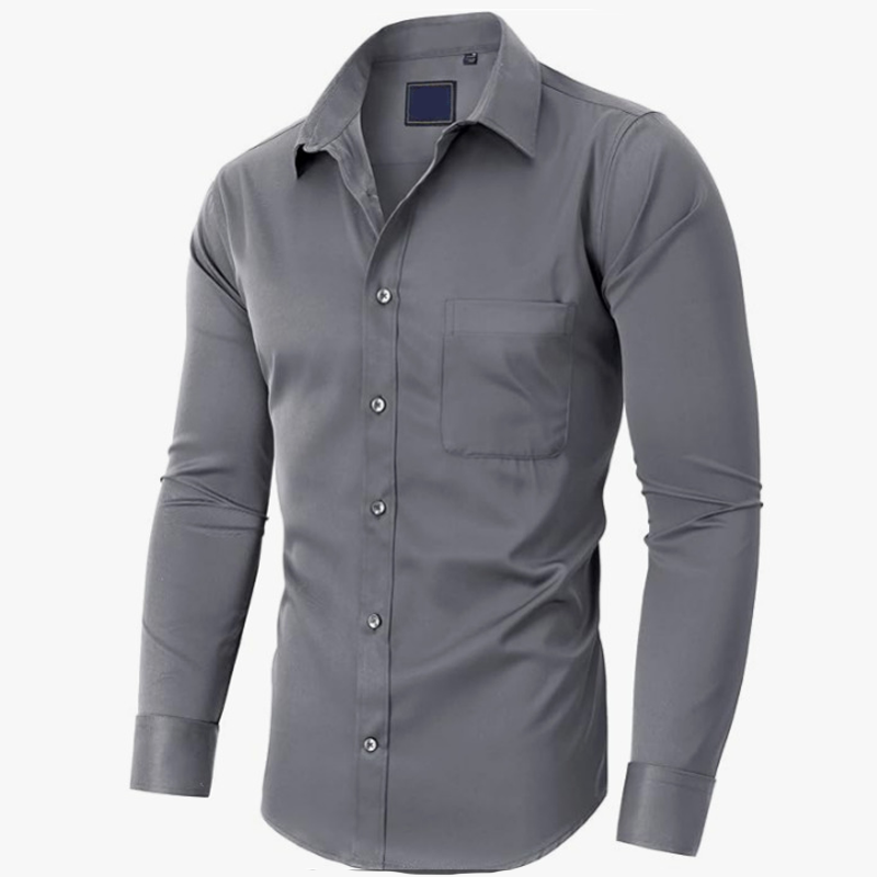 🎁2026 New Arrivals 49% OFF💥Solid-Color Long-Sleeve Shirt