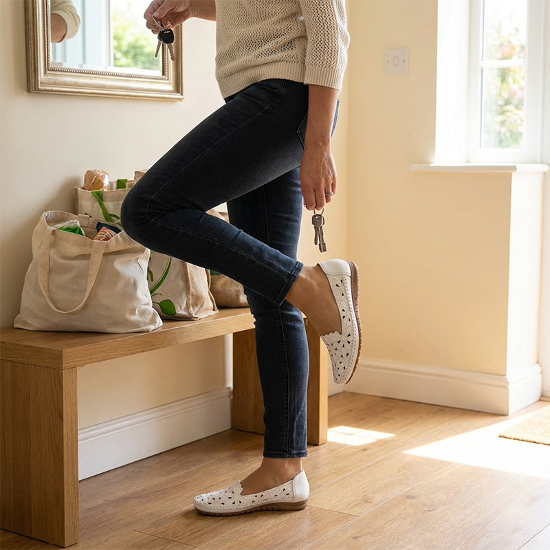 🔥 Last day of the sale: 50% off — Comfortable, lightweight, and stylish orthopedic shoes for women, with an open design.