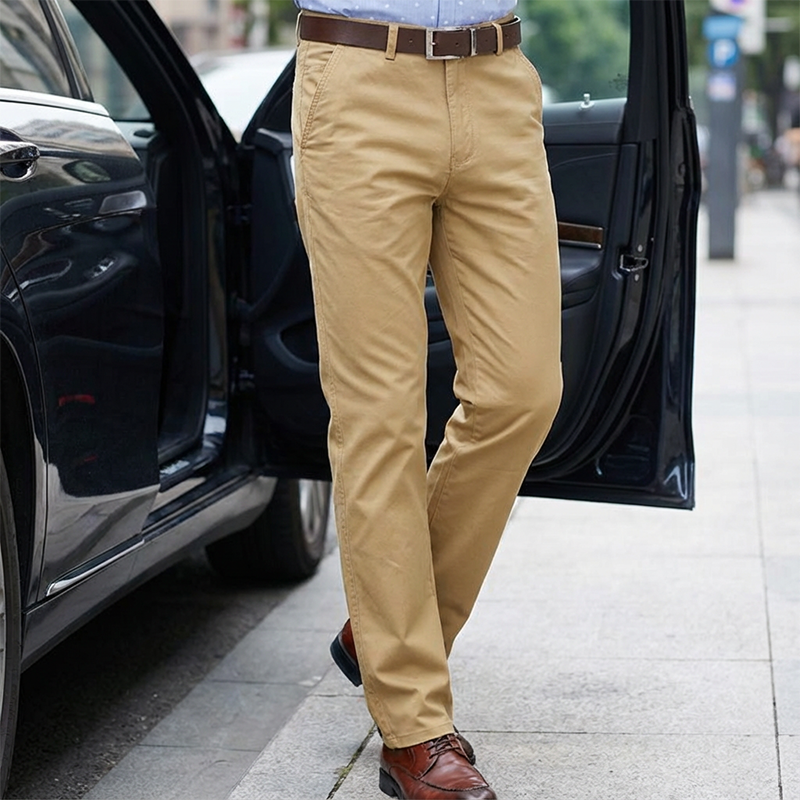 Men's Casual Straight-Fit Pants