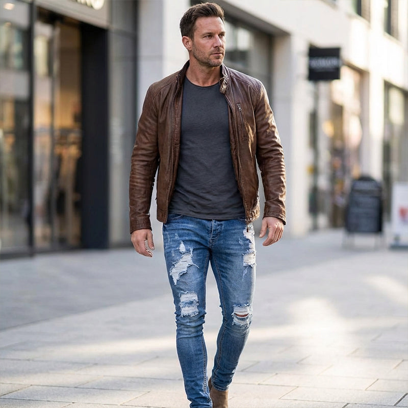 🔥🎁New 50% OFF🔥Stylish distressed skinny jeans for men