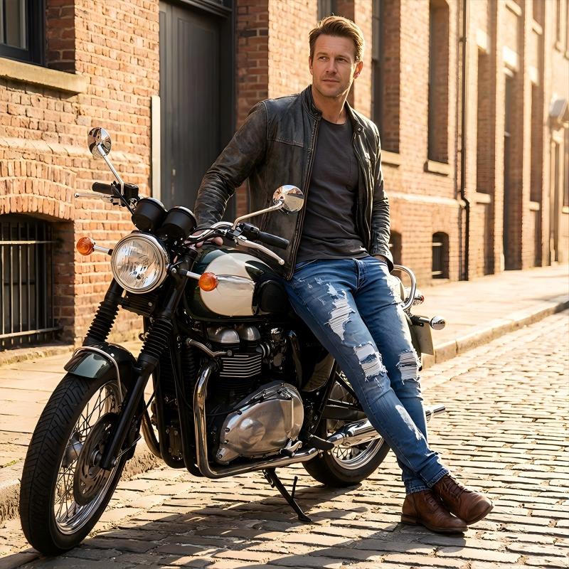 🔥🎁New 50% OFF🔥Stylish distressed skinny jeans for men