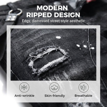 🔈🔈HOT SELLING NEW PRODUCTS - 60%OFF👖Men's Slim Fit Ripped Distressed Jeans