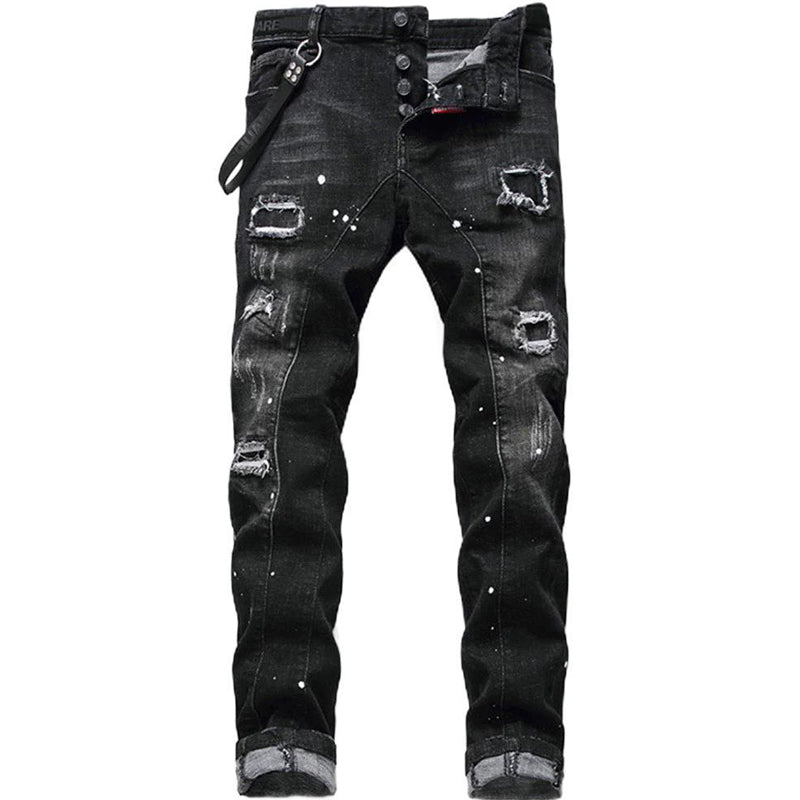 🔈🔈HOT SELLING NEW PRODUCTS - 60%OFF👖Men's Slim Fit Ripped Distressed Jeans
