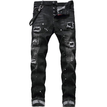 🔈🔈HOT SELLING NEW PRODUCTS - 60%OFF👖Men's Slim Fit Ripped Distressed Jeans