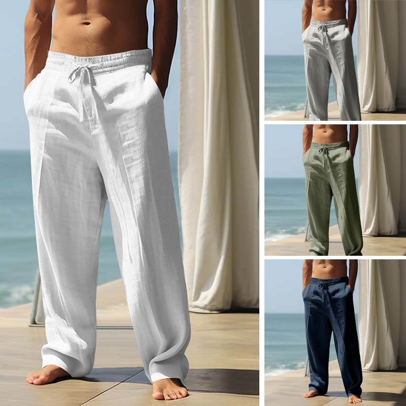 Men's Casual Loose Straight-Leg Pants