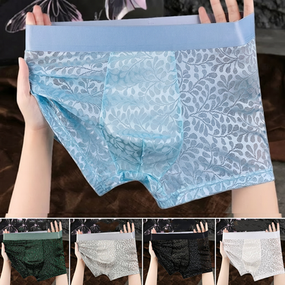 Buy 1 Get 1 Free✨Ultra-Sheer Boxer Briefs – Breathable, 3D Pouch Support & Seamless Comfort