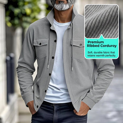 Men's Vintage-Inspired Corduroy Jacket