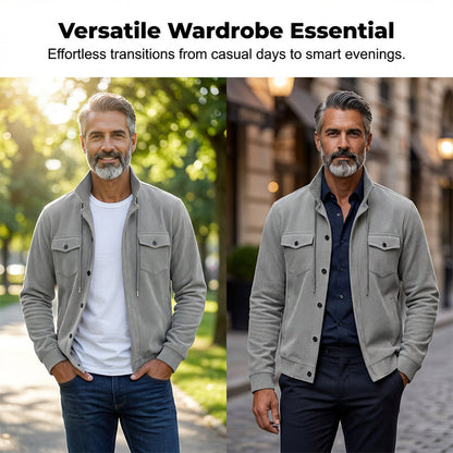 Men's Vintage-Inspired Corduroy Jacket