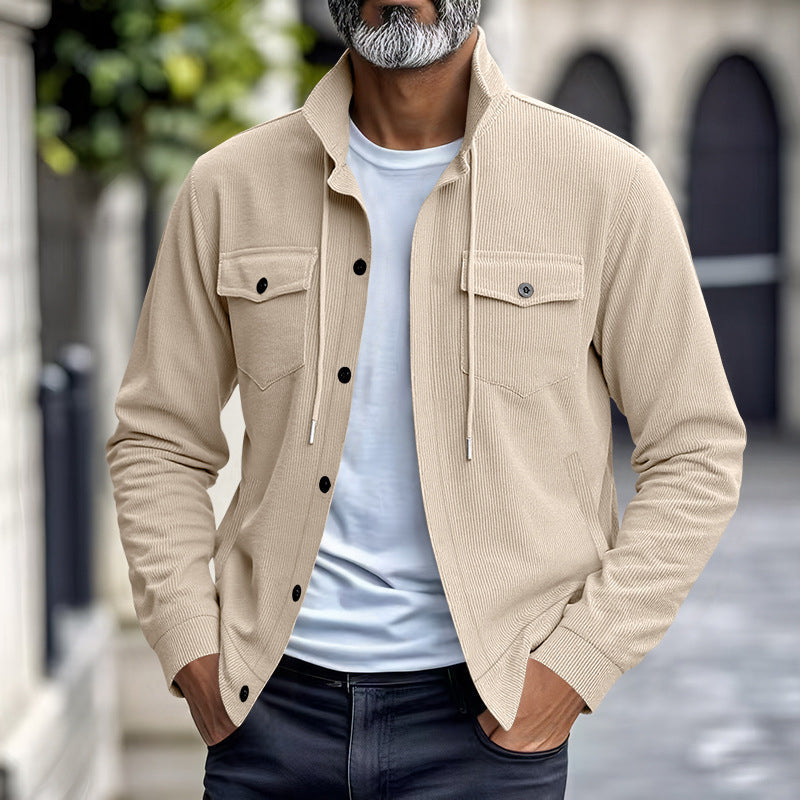 Men's Vintage-Inspired Corduroy Jacket