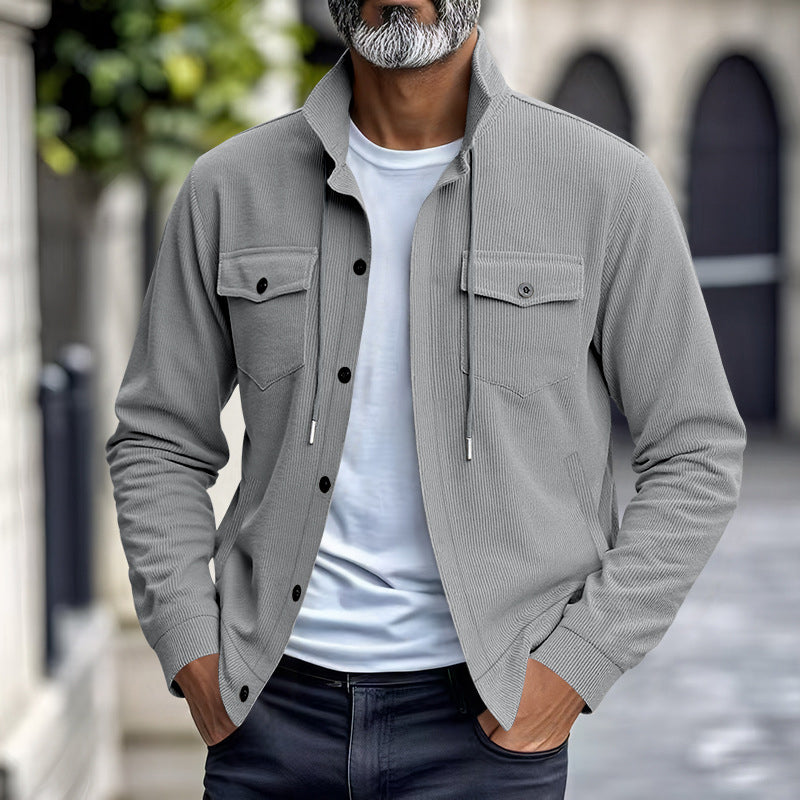 Men's Vintage-Inspired Corduroy Jacket