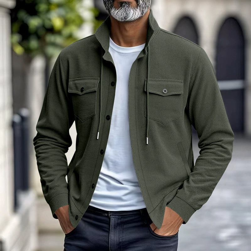 Men's Vintage-Inspired Corduroy Jacket