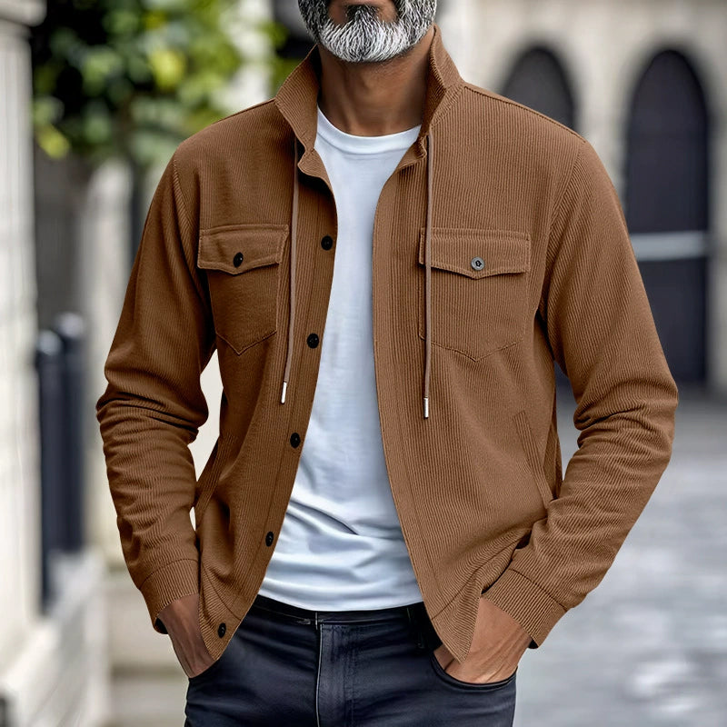 Men's Vintage-Inspired Corduroy Jacket