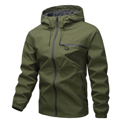 🌧️ All-Weather Utility | Men's Waterproof Oversized Hooded Jacket