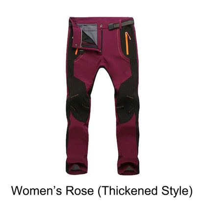 ⏰ Seasonal changeover sale: 50% off – quality at half the price! ✨Windproof Waterproof Warm Elastic Waist Hiking Pants