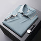 Men's Business Casual Silk Short-sleeved Shirt