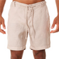 Mens Cotton Linen Pants Trousers Casual Tight Pants