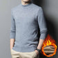 Men's Slim Fit Turtleneck Fleece Sweater