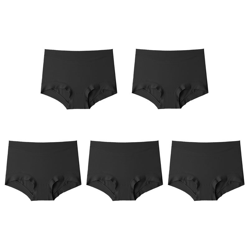 Women's Large Size High Waist Cotton Graphene Crotch Antibacterial Panties