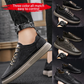 Men's Low Top Breathable Casual Leather Shoes