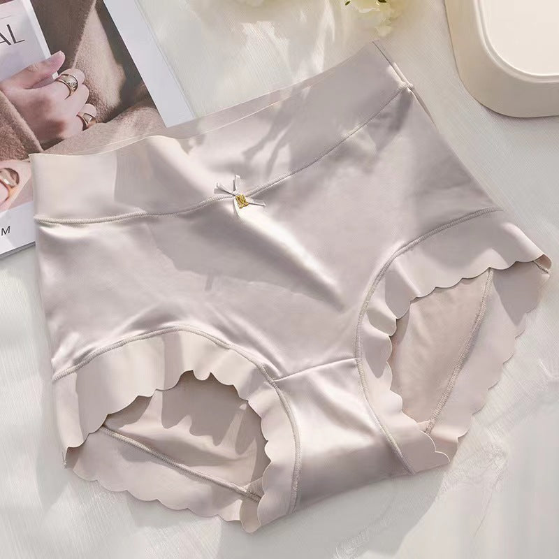 BUY 3 GET 2 FREE-Satin ice Silk Seamless Tummy Control Panties