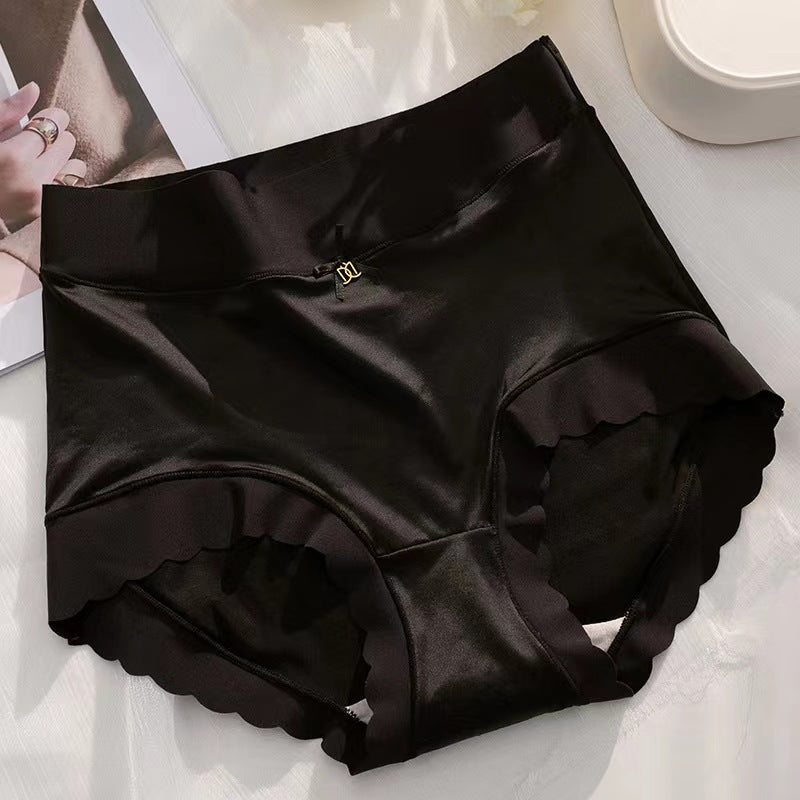 BUY 3 GET 2 FREE-Satin ice Silk Seamless Tummy Control Panties