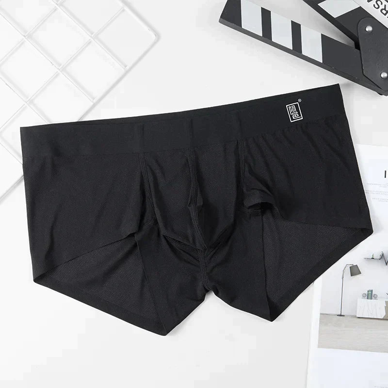 Men's Ultra-Thin Seamless Ice Silk Boxer Shorts【Buy 3 get 2 free】 – oldete