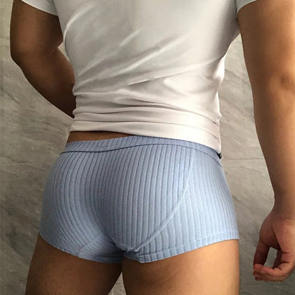 Men's Yarn Woven U-Shaped Low Briefs